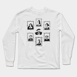 Henry VIII and his wives Long Sleeve T-Shirt